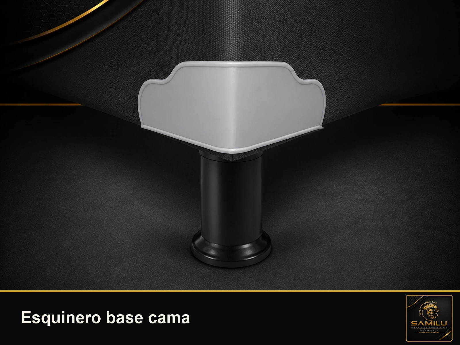 Producto Esquinero para base cama fabricado por Industrias Samilu